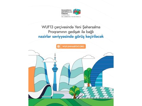 WUF13-ün ilk günündə nazirlər səviyyəsində görüş keçiriləcək