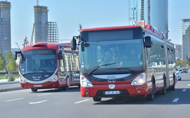 Bakıda bu marşrutların avtobusları yenilənir