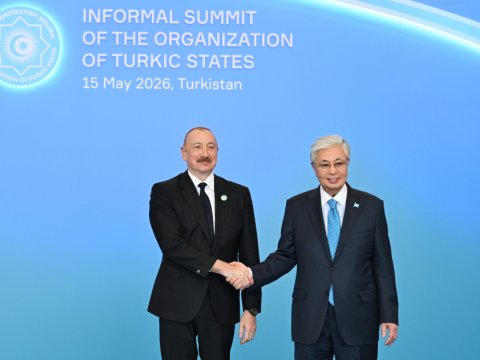 Prezident&nbsp;TDT-nin qeyri-rəsmi Zirvə görüşündə çıxış edib - FOTO