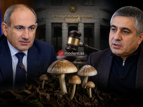 Paşinyan göbələk ittihamına görə rəqibini məhkəməyə verdi