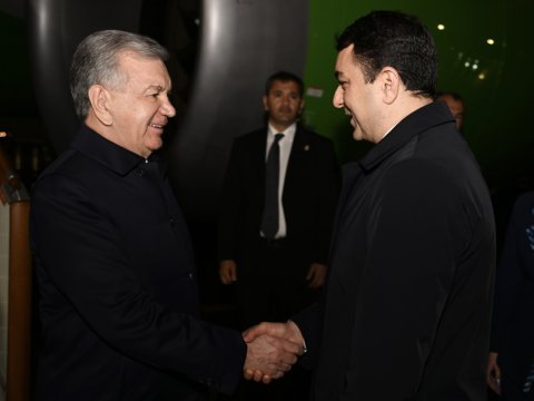 Özbəkistan Prezidenti Azərbaycandadır
