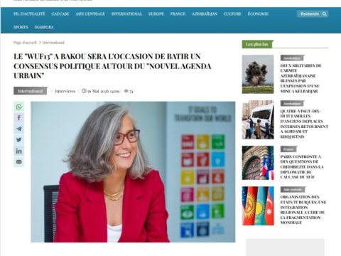 WUF13 dünya medyasının ilgi odağında - FOTO