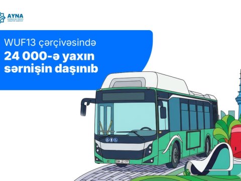 WUF13 çərçivəsində 24 min sərnişin daşınıb