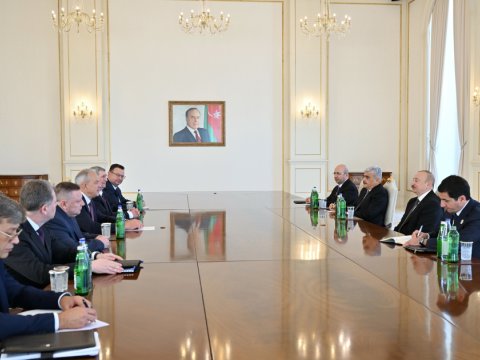 Prezident Belarus Nümayəndələr Palatasının sədrini qəbul edib