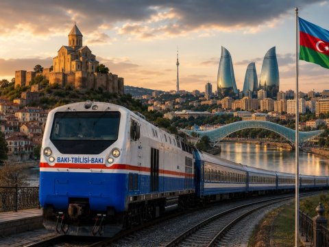 Bakıdan Tbilisiyə&nbsp;qatarlar bu saatda yola düşəcək