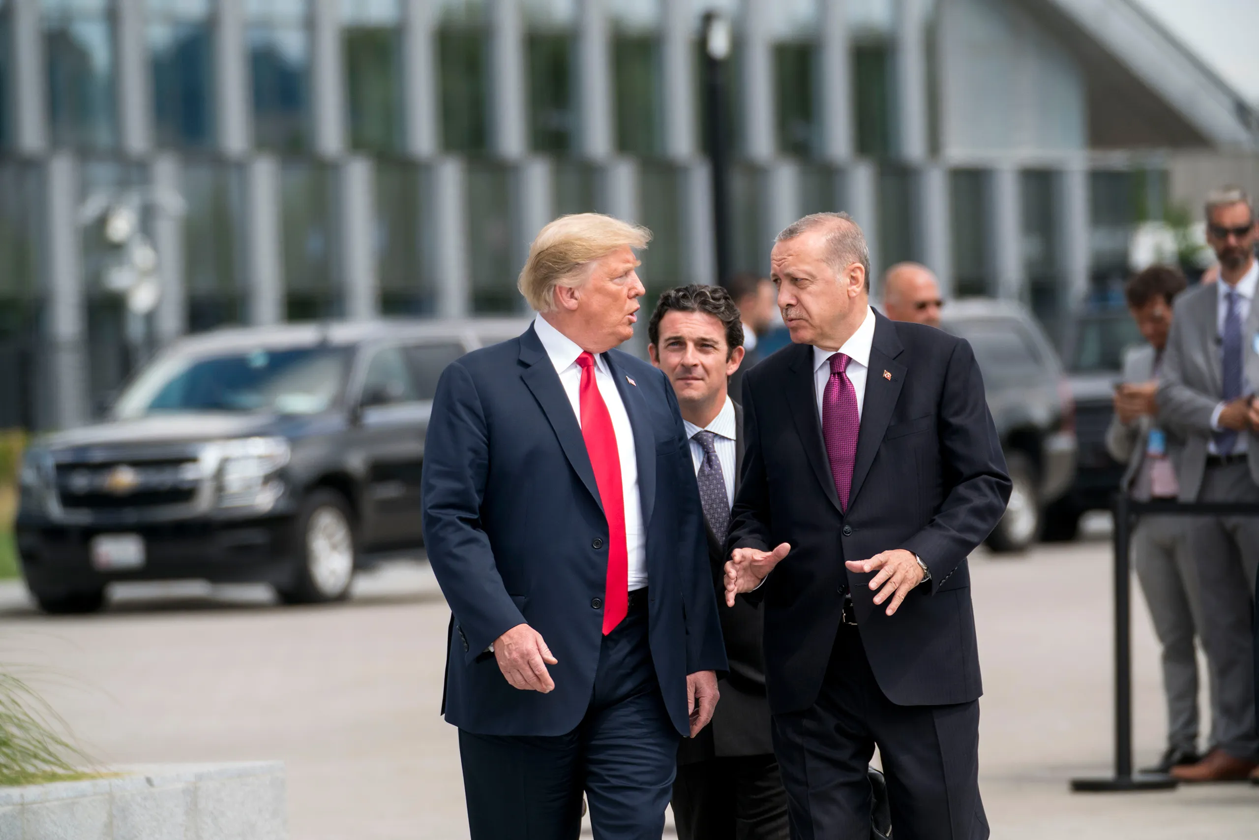 Erdogan discussed the Middle East with Trump