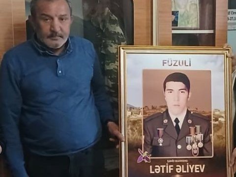 Şəhid atası vəfat edib