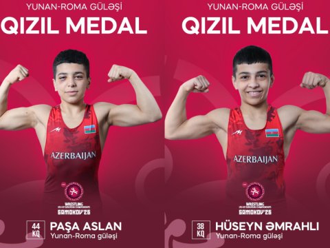 Yunan-Roma güləşçisilərimiz Avropa çempionu oldu