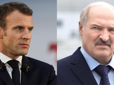 Makron Lukaşenkoya zəng etdi