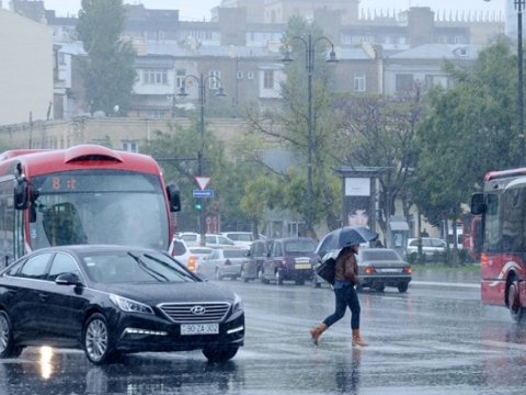 Bakıya&nbsp;intensiv yağış yağacaq - XƏBƏRDARLIQ