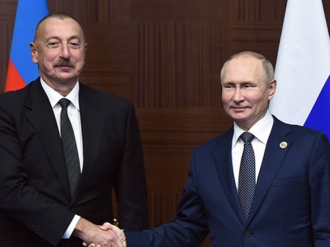 Putin İlham Əliyevi təbrik etdi