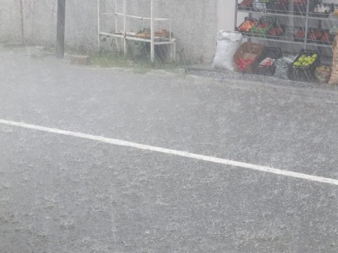 Xankəndi və Xocalıya dolu yağıb - FOTO