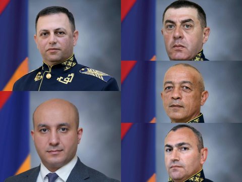 Paşinyan onlara general-mayor rütbəsi verdi