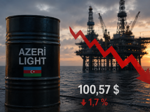 Azərbaycan neftinin qiyməti 100 dollara düşdü