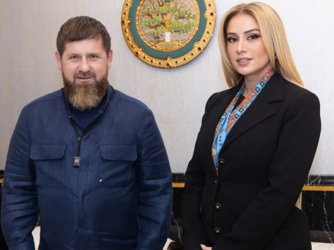 Roza Zərgərli Kadırovla görüşdü&nbsp;- FOTO