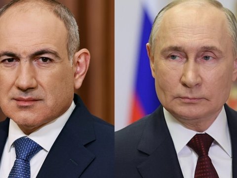 Putin Paşinyanı&nbsp;təbrik etdi: Uğurlar arzulayıram