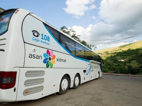 Səyyar ASAN xidmət iyunda bu ünvanlarda&nbsp;fəaliyyət göstərəcək