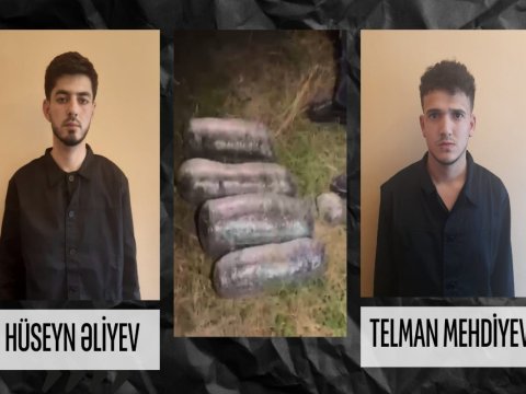 Gənclər 9 kiloqram narkotiklə saxlanıldı