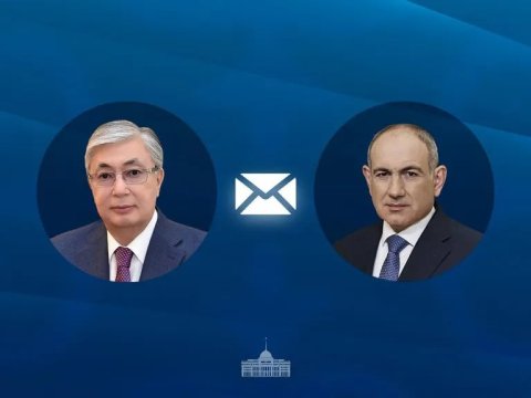 Tokayev also congratulated Pashinyan