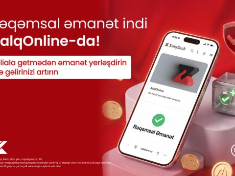 Xalq Bank rəqəmsal əmanət&nbsp;xidmətini istifadəyə verdi