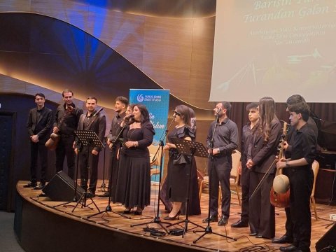 Bakıda &ldquo;Barışın Türküsü: Turandan Gələn Səda&rdquo; adlı konsert keçirilib