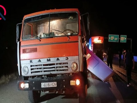 &ldquo;Ford&rdquo; &ldquo;KamAz&rdquo;a çırpıldı&nbsp;- 25 yaşlı gənc öldü