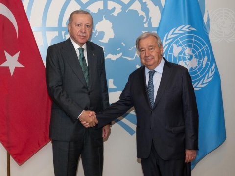 Ərdoğan&nbsp;Quterreşlə regionu müzakirə etdi