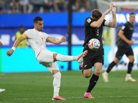 Iran-New Zealand match ended in a draw