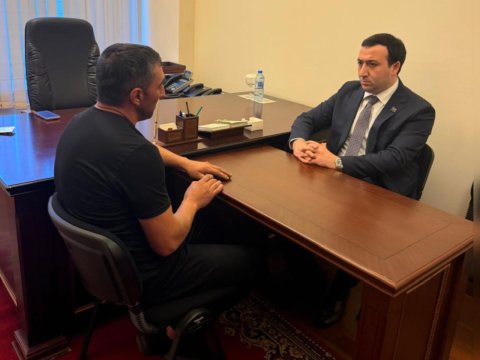 Mahir Süleymanlı növbəti vətəndaş qəbulu keçirib
