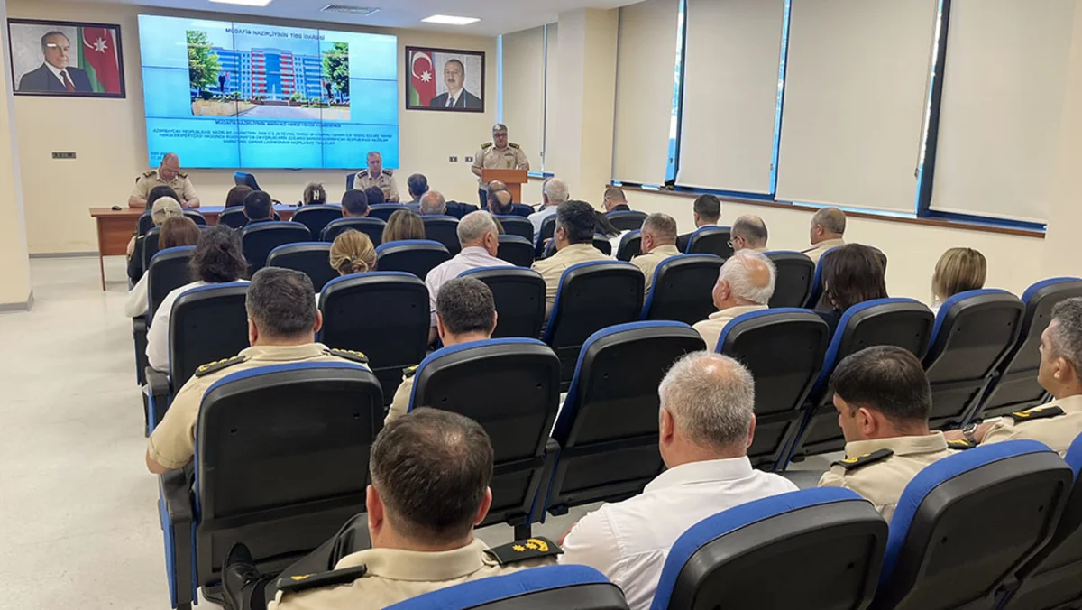 Müdafiə Nazirliyinin Tibb İdarəsində müşavirə keçirildi - FOTO