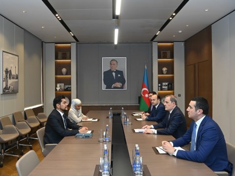 Bayramov fəaliyyəti başa çatan diplomatı qəbul etdi