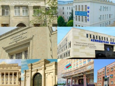 Magistraturaya qəbulda zəif nəticə göstərən Universitetlər