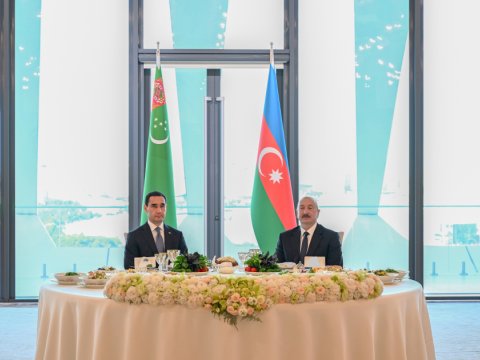 İlham Əliyevin adından Berdiməhəmmədova&nbsp;dövlət ziyafəti verilib