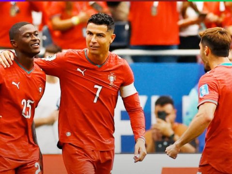 Ronaldu dubl edib, Portuqaliya qələbə qazandı