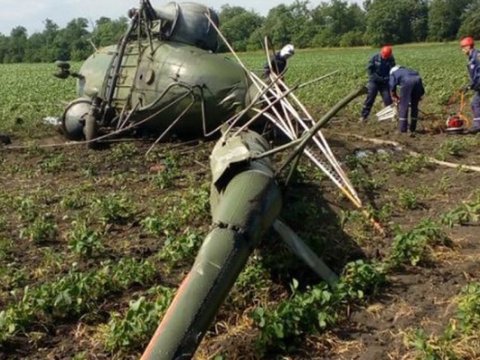 Rusiyada helikopter qəzaya uğrayıb