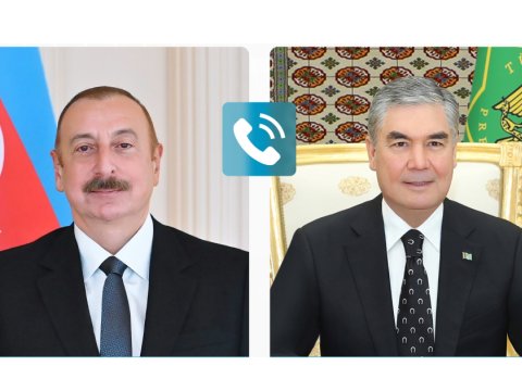İlham Əliyevlə Qurbanqulu Berdiməhəmmədov telefon danışığı apardı