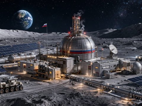 Rusiya 2036-cı ilədək Ayda atom elektrik stansiyası tikəcək