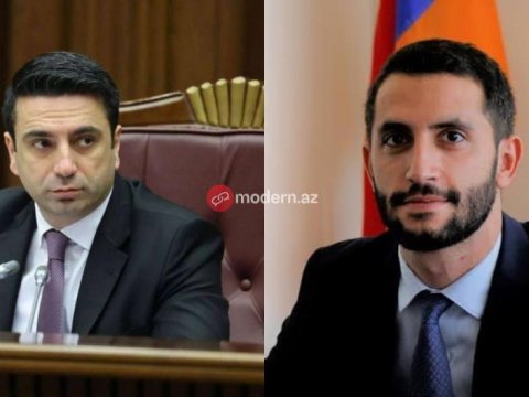 Ermənistan parlamentinin sabiq sədri varisini təbrik etdi