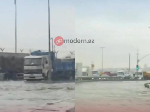 İstanbul su altında qaldı - VİDEO