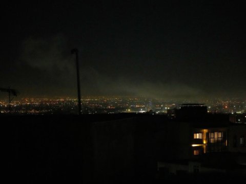 شنیده شدن صدای انفجار در ایران