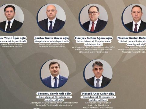 Rütbə verilən bütün səfirlər bu universitetin məzunlarıdır - SİYAHI