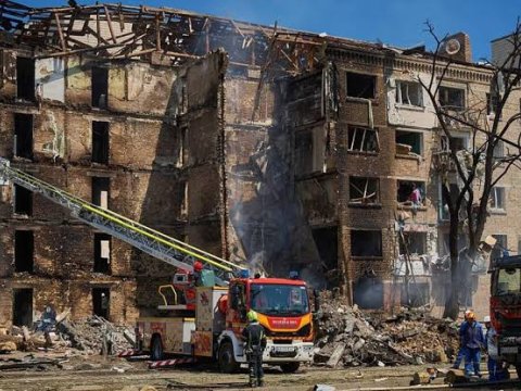 Rusiya Ukraynanı vurdu - 5&nbsp;ölü, 30 yaralı
