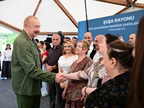 Bizim kimi birlik nümayiş etdirən ikinci xalq olmayıb -&nbsp;İlham Əliyev