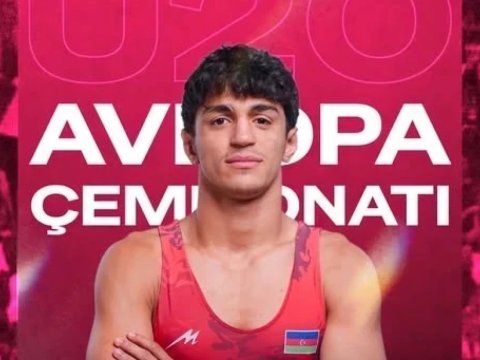 Güləşçimizdən Avropa çempionatında qızıl medal