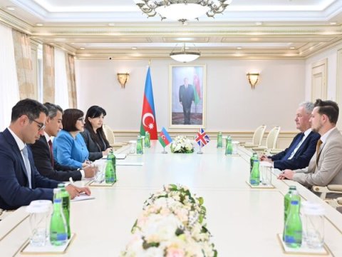 Sahibə Qafarova Bob Bləkmən ilə görüşüb