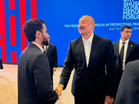 Pakistanlı media rəhbəri: İlham Əliyevlə dialoq böyük şərəf idi