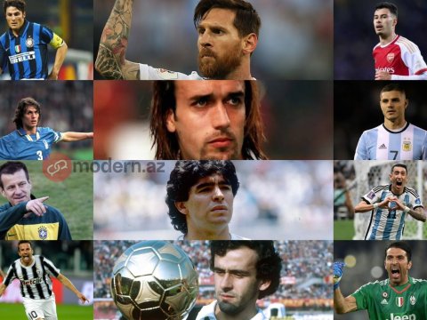 Futbol tarixinin ən böyük ulduzları italyan əsillidir...