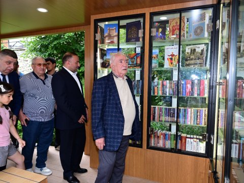 Şuşada "Kitab dayanacağı" istifadəyə verildi