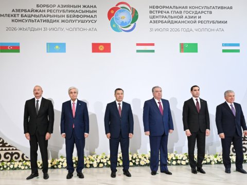 Prezidentlərin qeyri-rəsmi görüşü keçirilib - FOTOLAR