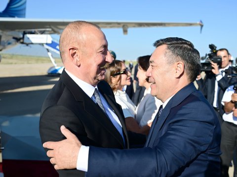 Prezidentin Qırğızıstan səfərindən&nbsp;videoçarx
